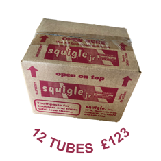 Case of 12 Squigle Junior toothpaste